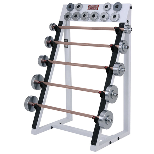 Fixed barbell set with rack hot sale